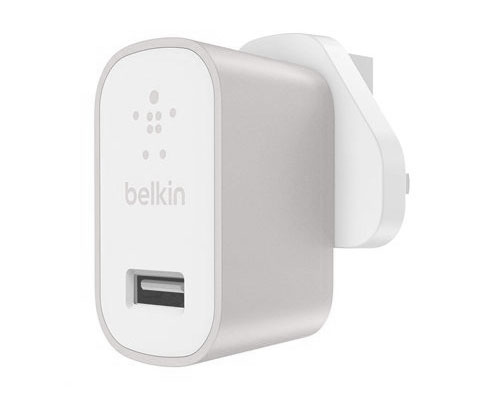 Belkin MIXIT 12W 2.4A USB charger, Silver UK