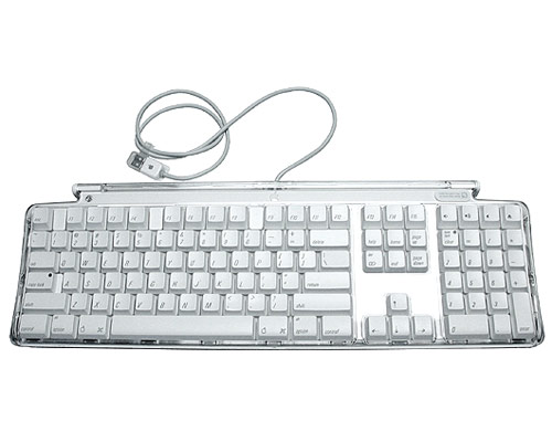 Apple Pro keyboard, USB extended, White, UK